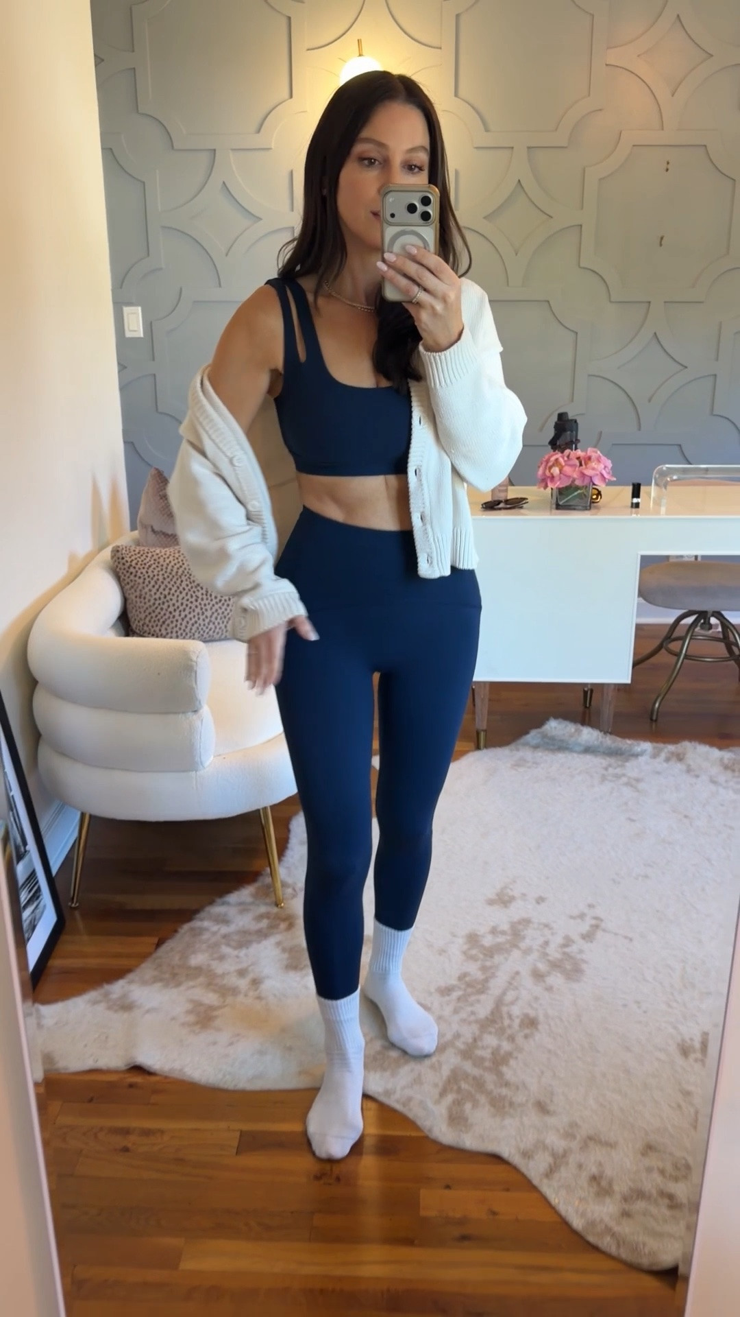 A great summer cardigan and the most snatching leggings! All true to size

#LTKootd #LTKOver40 #LTKActive