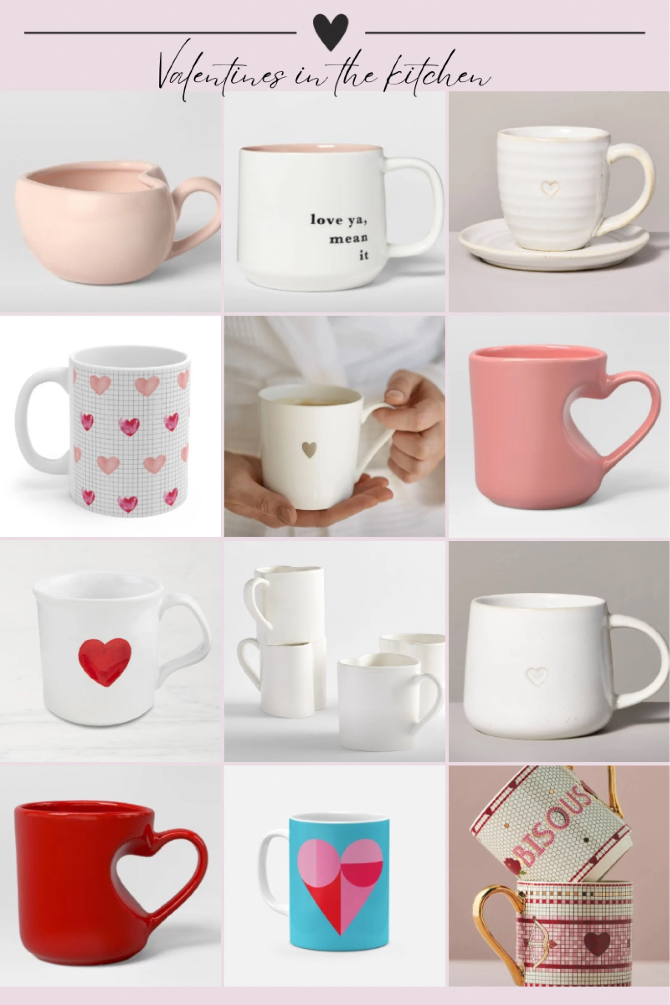The Heart Cup Edit: One for Everyone in Your Circle of Love!

I love a good mug (pun intended!). They instantly set the mood, brighten up any space, and make for a fun, easily personalized gift. Perfect for sharing the love, one sip at a time!

#LTKGiftGuide #LTKSeasonal #LTKHome