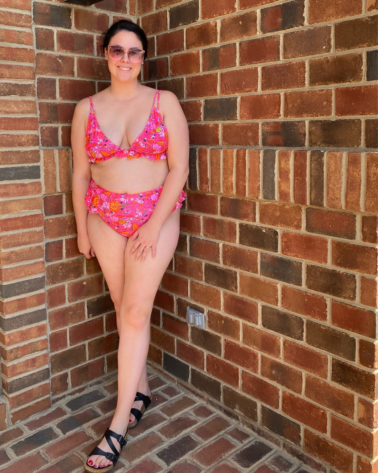 Women’s pink bikini, midsize and plus size swimwear 

#LTKfindsunder50 #LTKmidsize #LTKswim