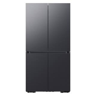 Samsung 23 cu. ft. BESPOKE 4-Door Flex French Door Smart Refrigerator in Matte Black with Customi... | The Home Depot