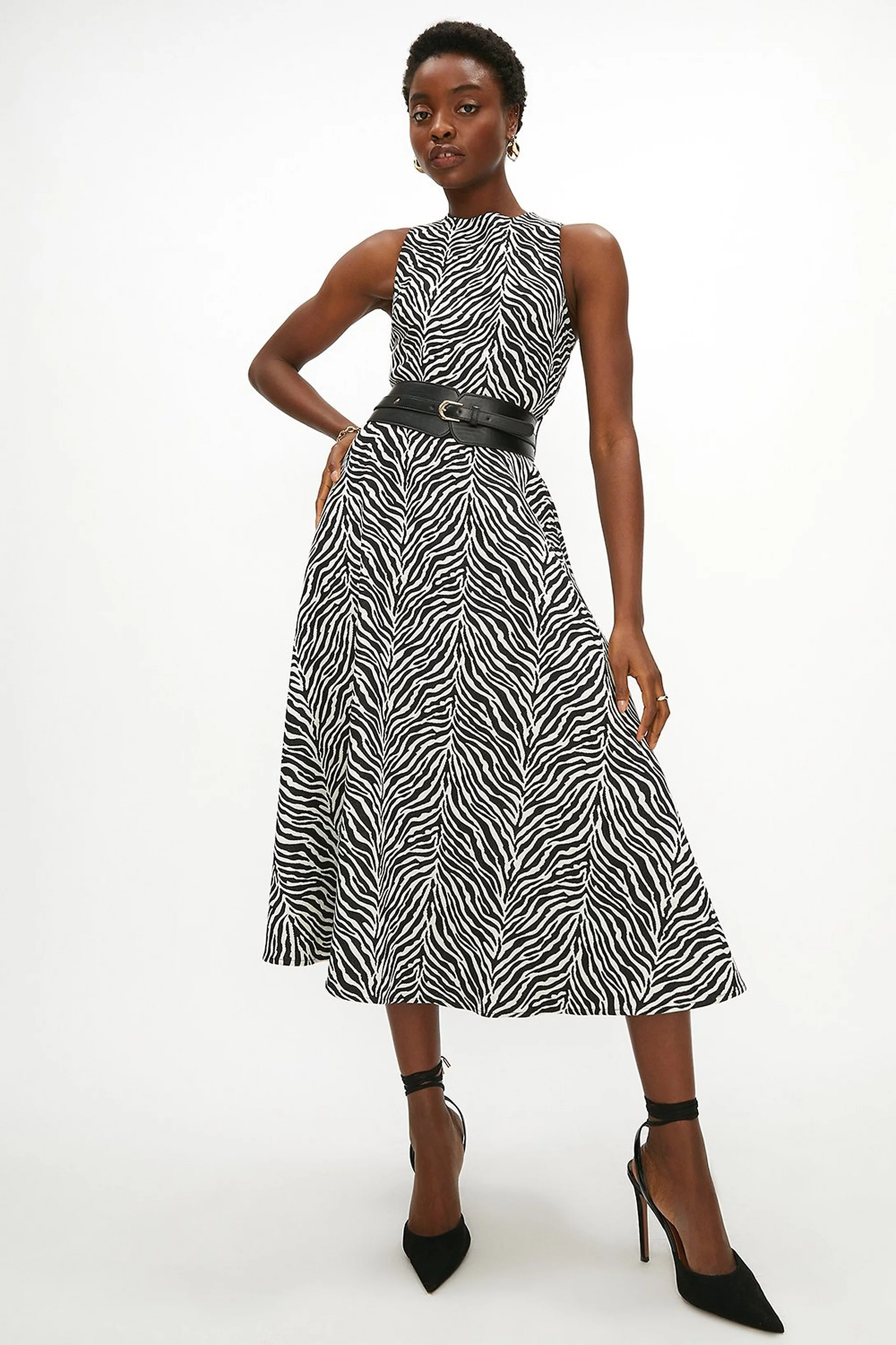 Belted Jacquard Dress | Coast (UK)