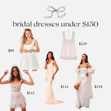 bridal on a budget! A weekly roundup of bridal dresses that are under $150 🤍💍

#LTKsalealert #LTKstyletip #LTKwedding