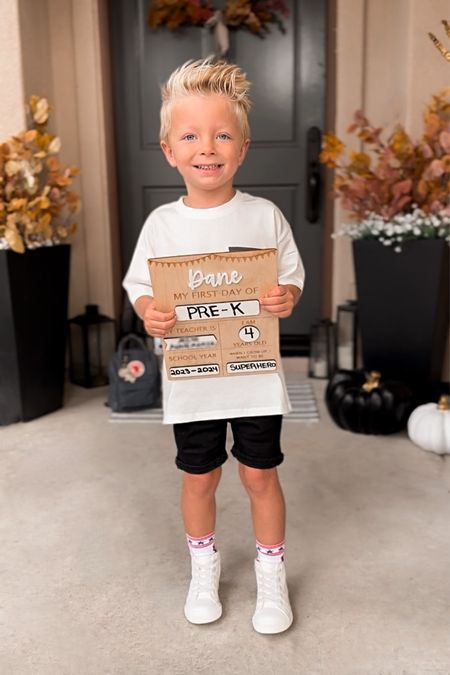 First Day of School for my big boy!🧡✏️ He lovesss his new school and teacher, which makes my mama heart so happy 🥹🫶🏻 Today he was so excited, he ran in and didn't even look back!!😂 

#LTKkids #LTKfamily