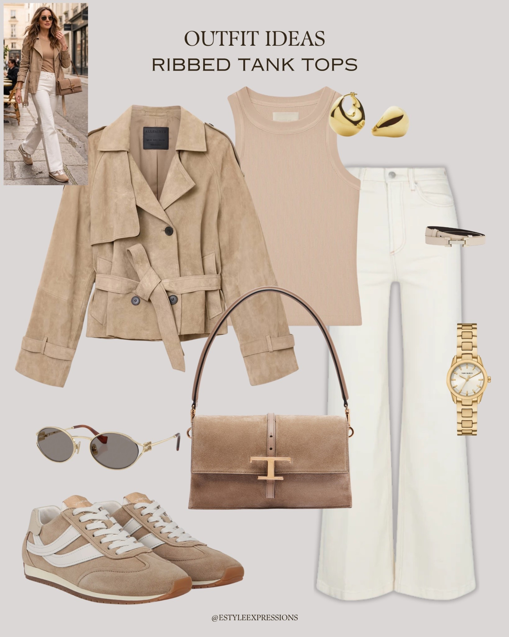 Outfit Ideas with Ribbed Tank Tops!✨ A spring-summer staple, these classics can be styled for any occasion!🤎 Whether you're into soft neutrals or love a pop of color, these looks are perfect for the season!🌸☀️

#LTKSaleAlert #LTKdayinmylife #LTKootd