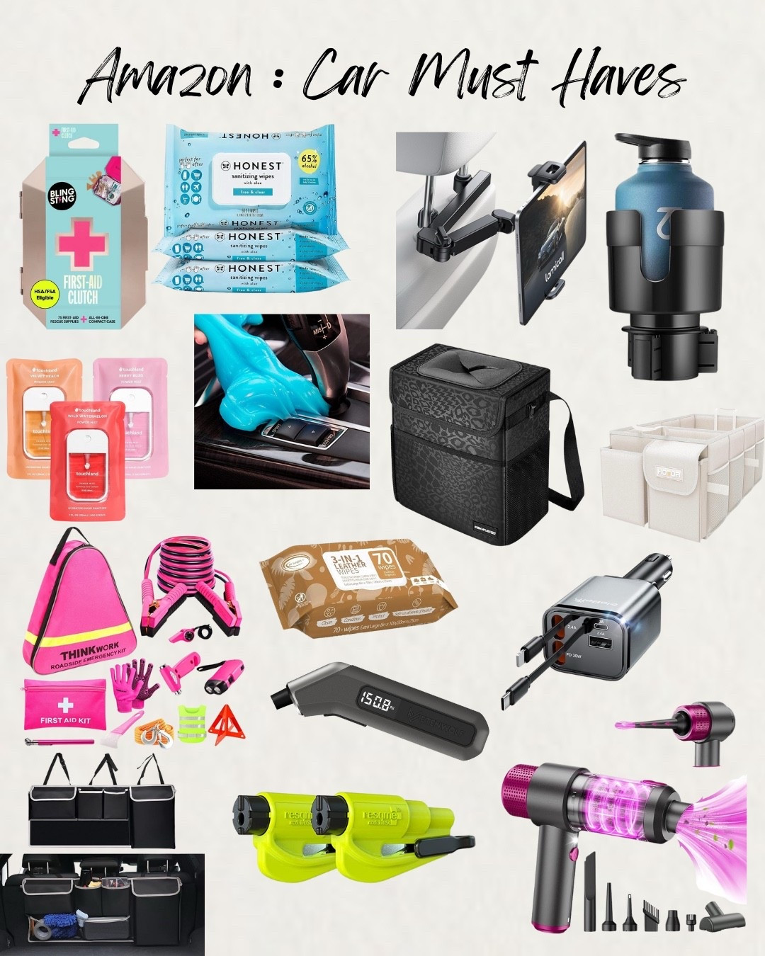 Amazon Car Must Haves / Amazon Car Necessities/ Car Must Haves / Car Accessories / Amazon Car Accessories


#LTKHome #LTKFindsUnder50 #LTKTravel