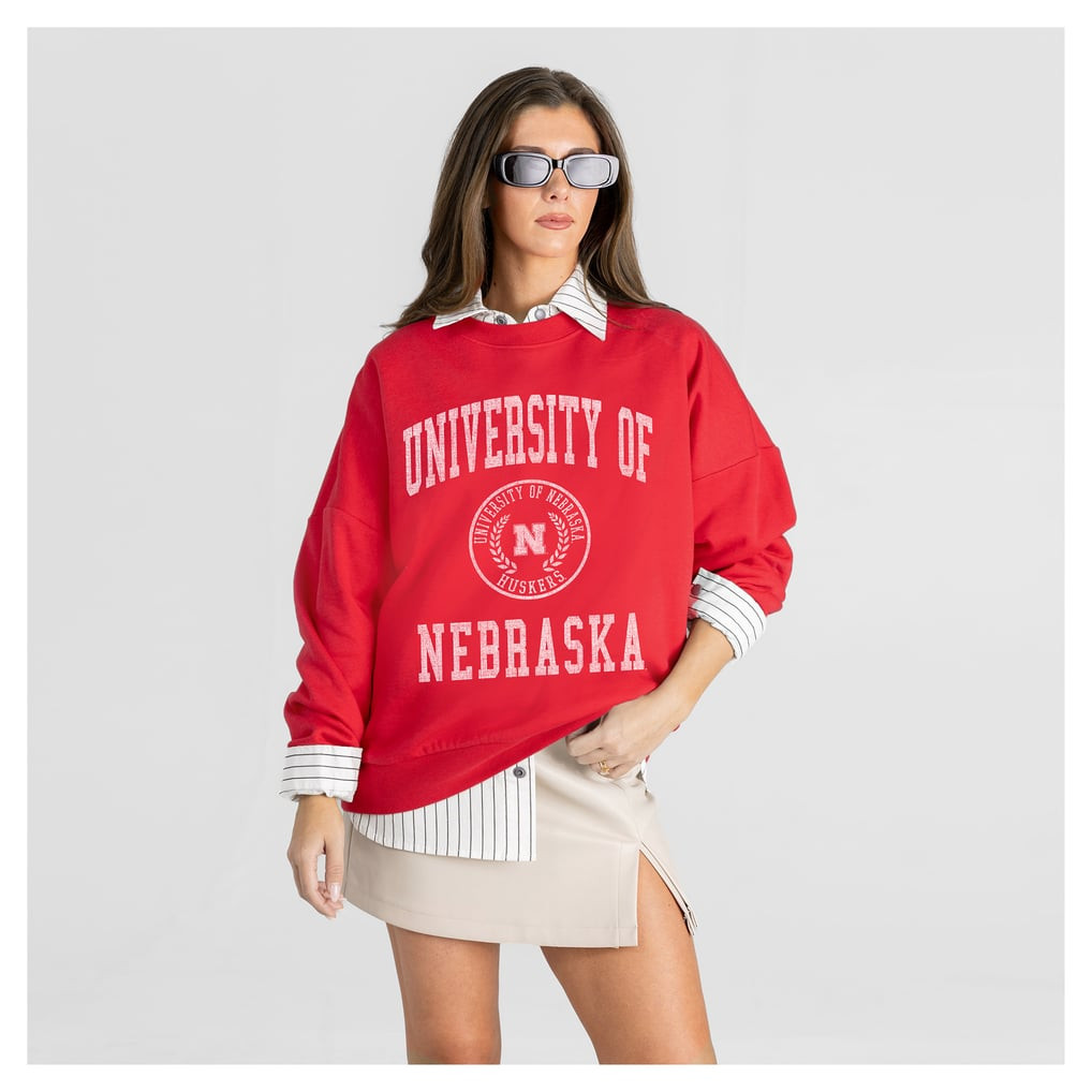 Nebraska Huskers Gameday Couture Women's Prime Play Sweatshirt - Scarlet | Fanatics