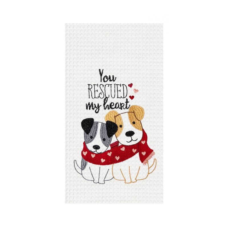 C&F Home You Rescued My Heart Valentine's Day Kitchen Towel | Target