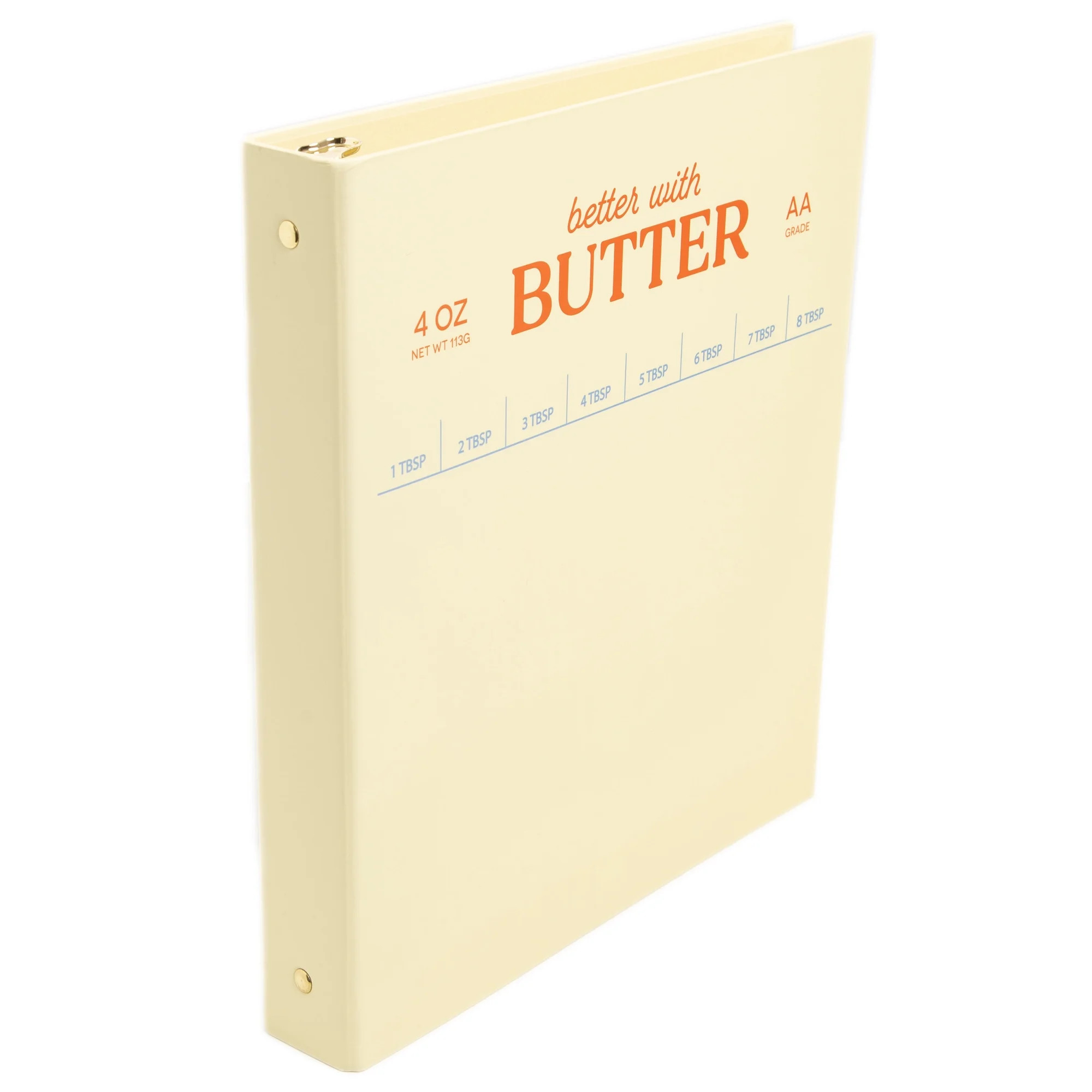 Pearhead 1.5" Round-Ring Binder, Butter Design | Walmart (US)