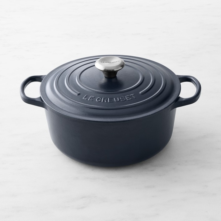 Le Creuset Signature Enameled Cast Iron Round Dutch Oven, Teal | Williams-Sonoma