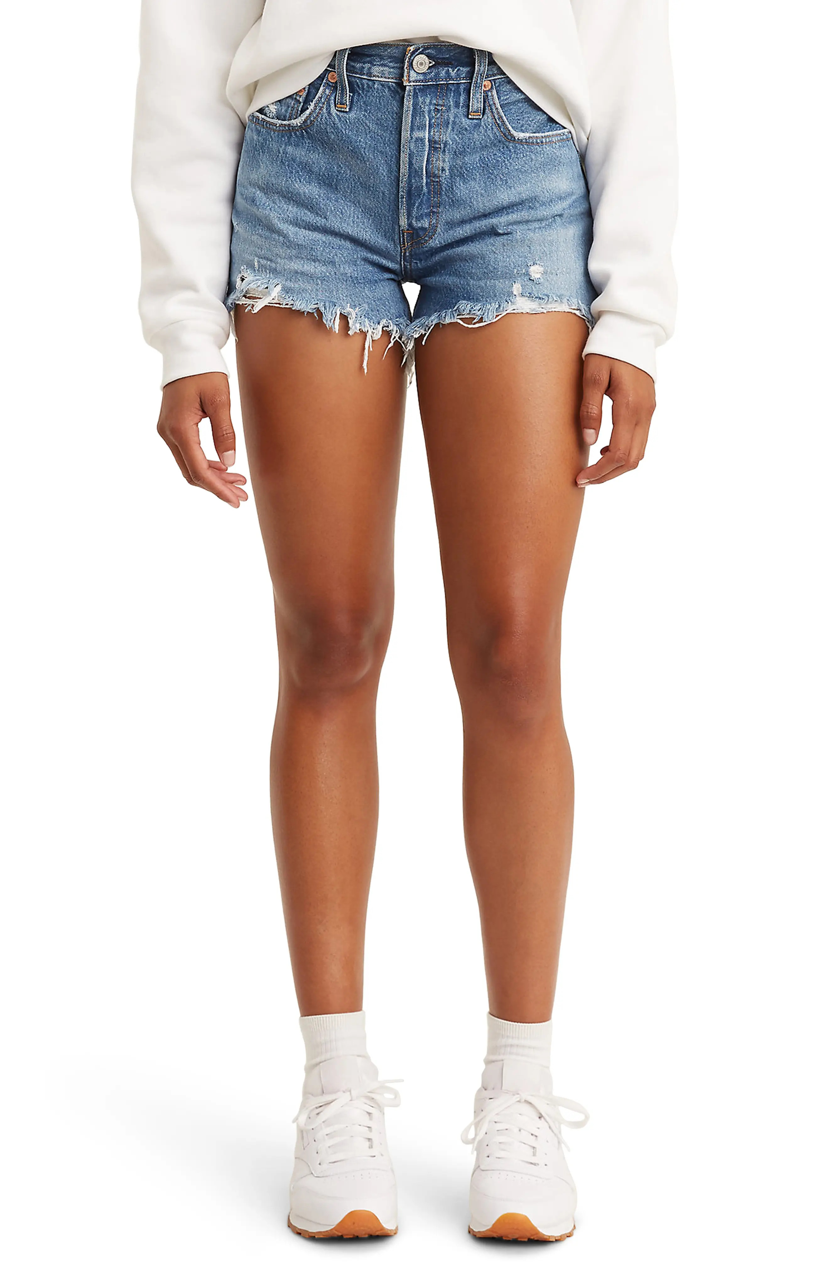 Levi's\u00ae 501\u00ae Original Cutoff Shorts (Women) | Nordstrom | Nordstrom