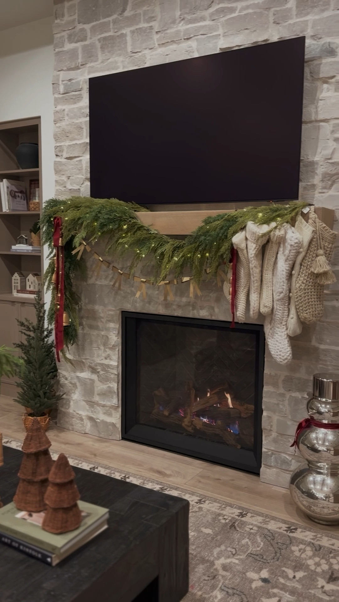 Linked the garland I used on our mantel and decor! Christmas decor, fireplace, holiday decorating 

#LTKSeasonal #LTKHoliday #LTKHome