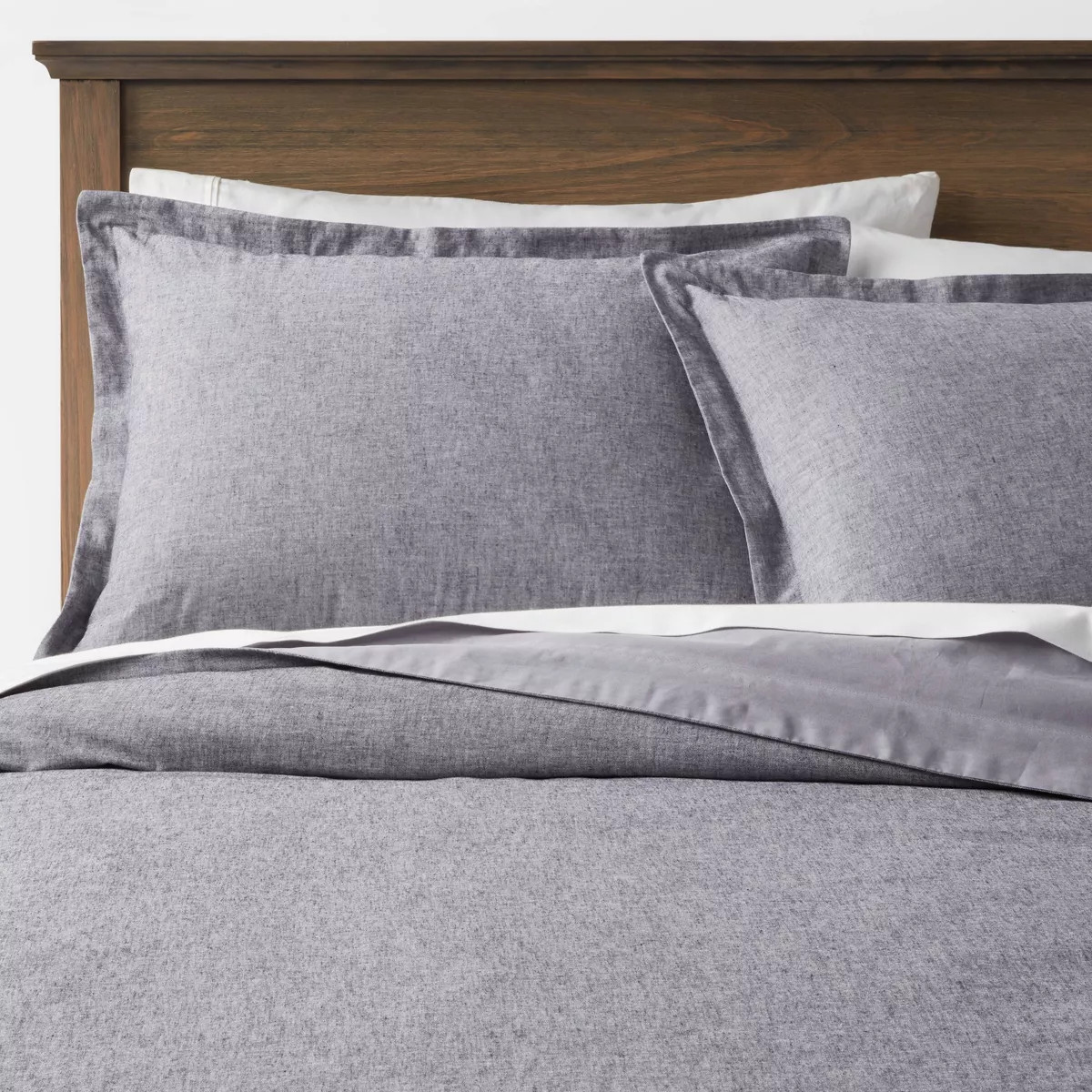 Cotton Linen Chambray Duvet Cover & Sham Set - Threshold™ | Target