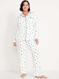 Knit Jersey Pajama Pant Set | Old Navy (US)