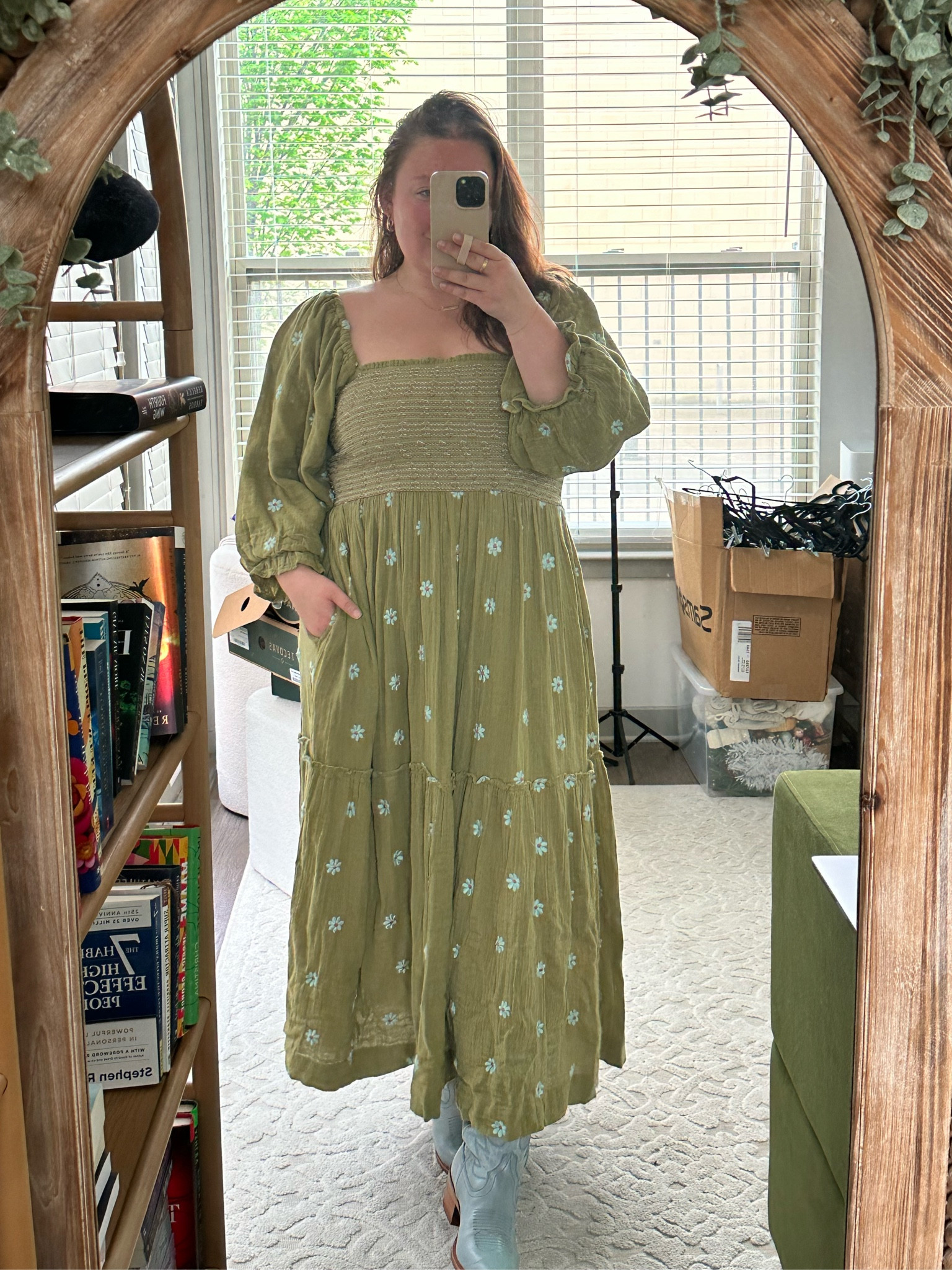 My go to flowy summer dress and cowgirl boots! Wearing size xl! 

#LTKstyletip #LTKplussize