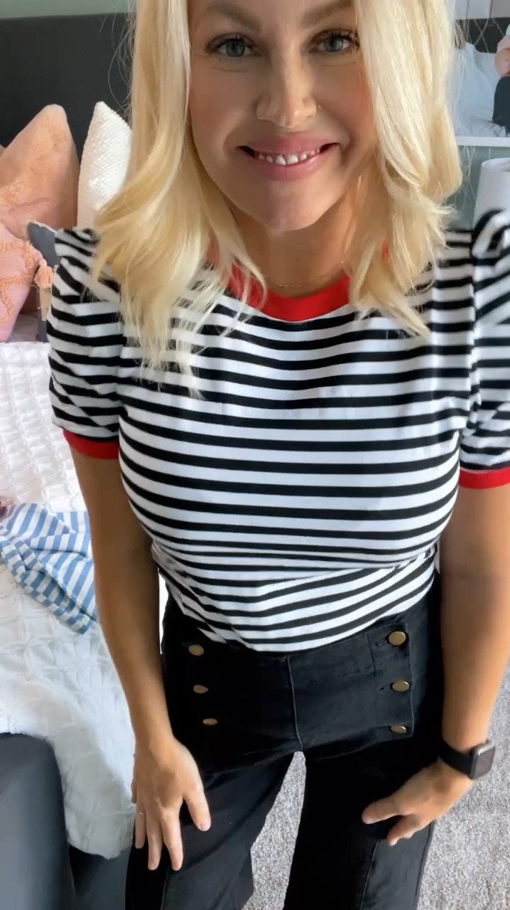 Oh my WORD! This might be one of my favorite outfits ever!!
▪️These pants are sooo flattering and stretchy!! (They sellout FAST 🤩)
▪️I love these striped tees with the puff sleeves. CUTE!
▪️This outfit is easy for a fun summer night out and can be worn many ways! 

So dang cute!! Fits true to size and comes in many colors. 
Ya need!! 🥰👏🏼

Pants, Amazon fashion, affordable fashion, fashion over 40, Amazon finds, summer fashion, cute outfit ideas

#amazonfashion #amazondeals #amazonfinds #amazonmusthaves #amazonpartner #amazonforthewin #summerfashion #ootd #linenset#founditonamazon #outfitinspo #amazonpants #cuteoutfits 

#LTKOver40 #LTKFindsUnder50 #LTKStyleTip