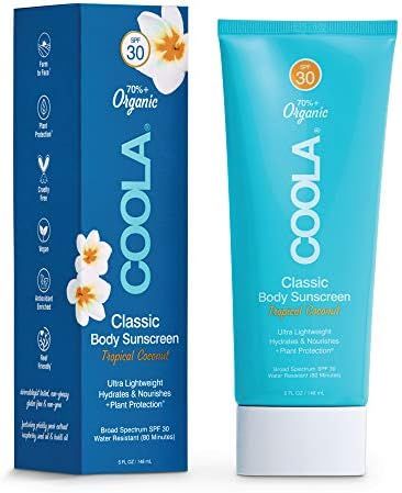 Amazon.com: COOLA Organic Sunscreen SPF 30 Sunblock Body Lotion, Dermatologist Tested Skin Care F... | Amazon (US)