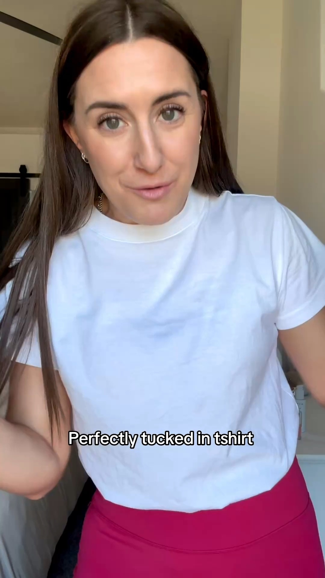 Tucked tshirt bodysuit
Leggings 

#LTKSeasonal #LTKootd #LTKActive