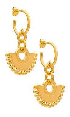 Missoma Zenyu Chandelier Hoop Earrings in Gold from Revolve.com | Revolve Clothing (Global)