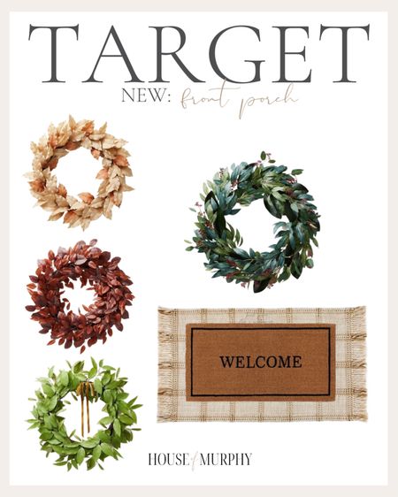 New wreaths and layering rug and welcome mat for your fall porch!  These are all such beautiful affordable options!

#LTKhome #LTKunder50 #LTKSeasonal