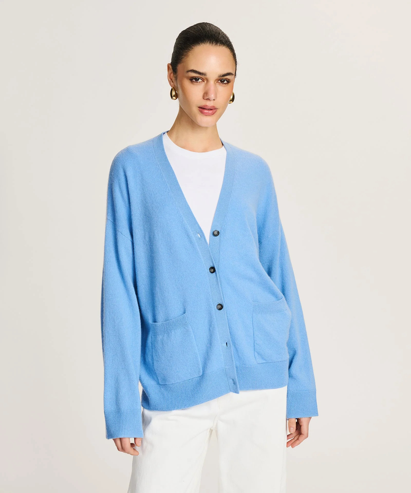 Signature Cashmere Boxy Cardigan | NAADAM