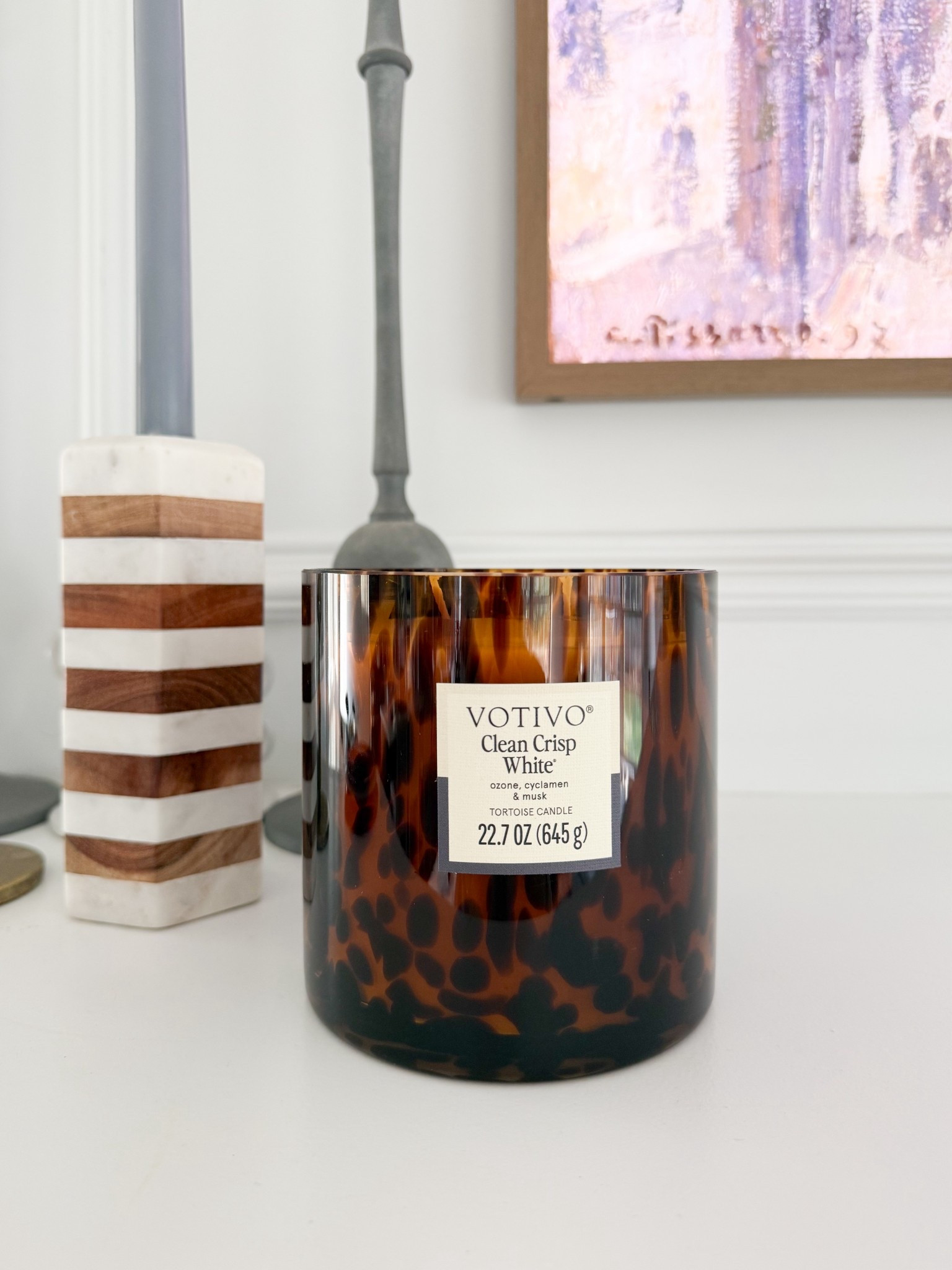 The best smelling candle ever?! And how gorgeous is this tortoise vessel that it’s packaged in (I’ll definitely be repurposing this as a vase once the candle is gone!!) LOVE this scent. If you’re looking for a new spring candle, hurry and grab this one from @Votivo because it’s SO GOOD!


#LTKselfcare #LTKSeasonal #LTKHome