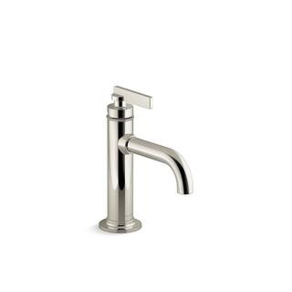 Castia By Studio McGee Single-Handle Single-Hole Bathroom Faucet 1.2 GPM in Vibrant Polished Nick... | The Home Depot