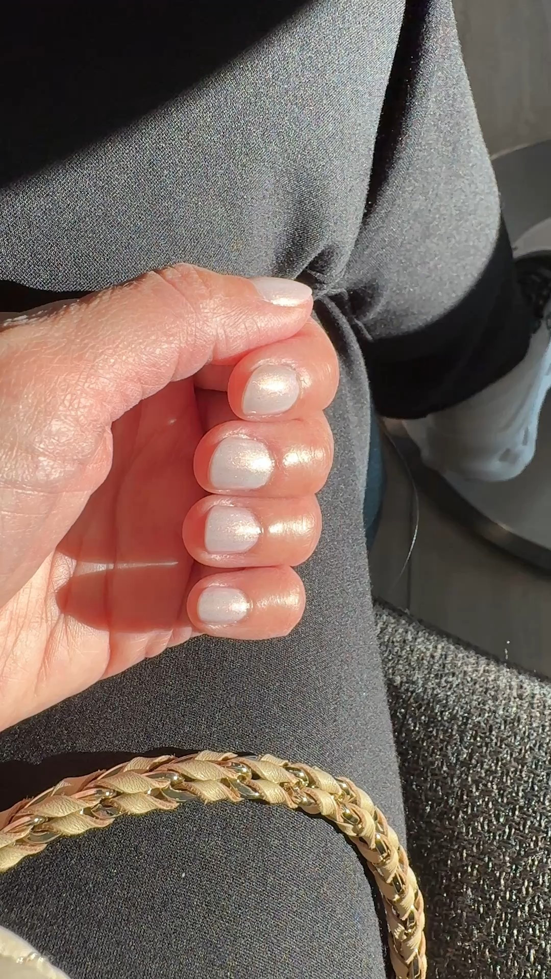 Nail combo. Nails  Very unprofessional home manicure, but I love this nail polish color combo. 
Opi:  baby take a vow 2 coats, then throw me a kiss 1 coat. 
I used the infinte shine version, but I think the regular version dries faster  

#LTKFindsUnder50 #LTKBeauty #LTKOver40