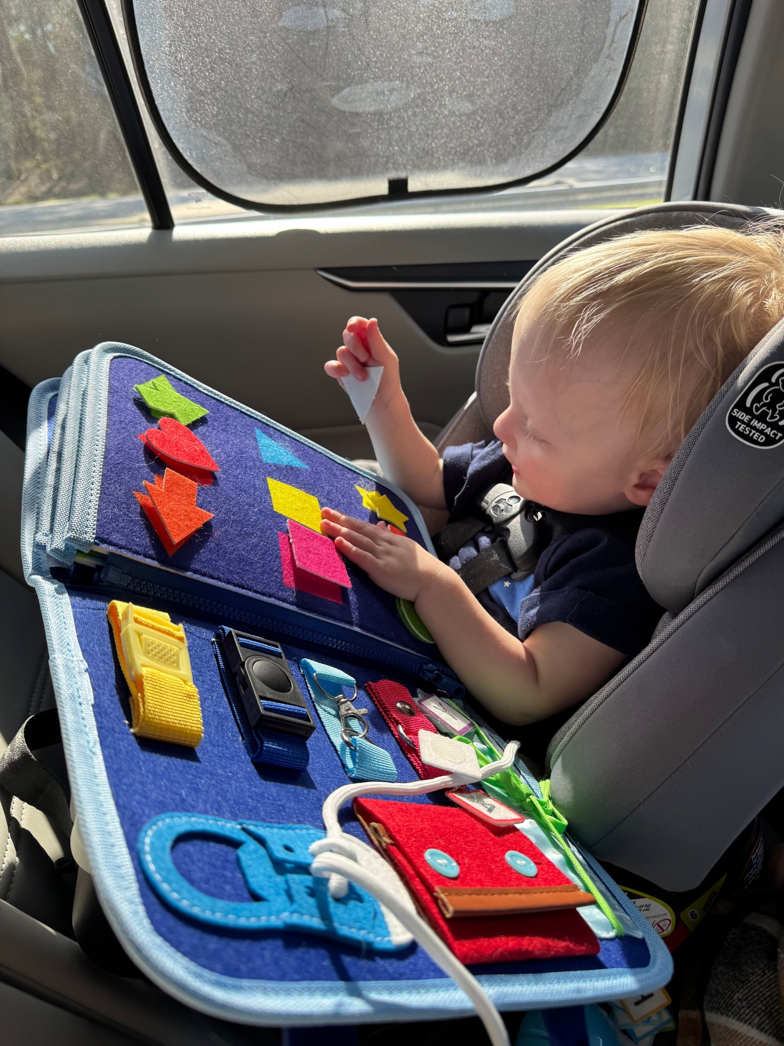 Toddler busy book great for car trips! 

#LTKBaby #LTKKids #LTKTravel