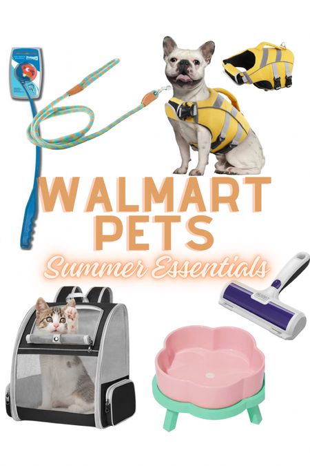 All these summer essentials for our 4 legged children can be found on Walmart! I got size small life jacket for Cowboy & the backpack can hold up to 18 lbs! He LOVED going for a ride in there! 
#walmartpartner

#LTKFamily #LTKSeasonal #LTKHome
