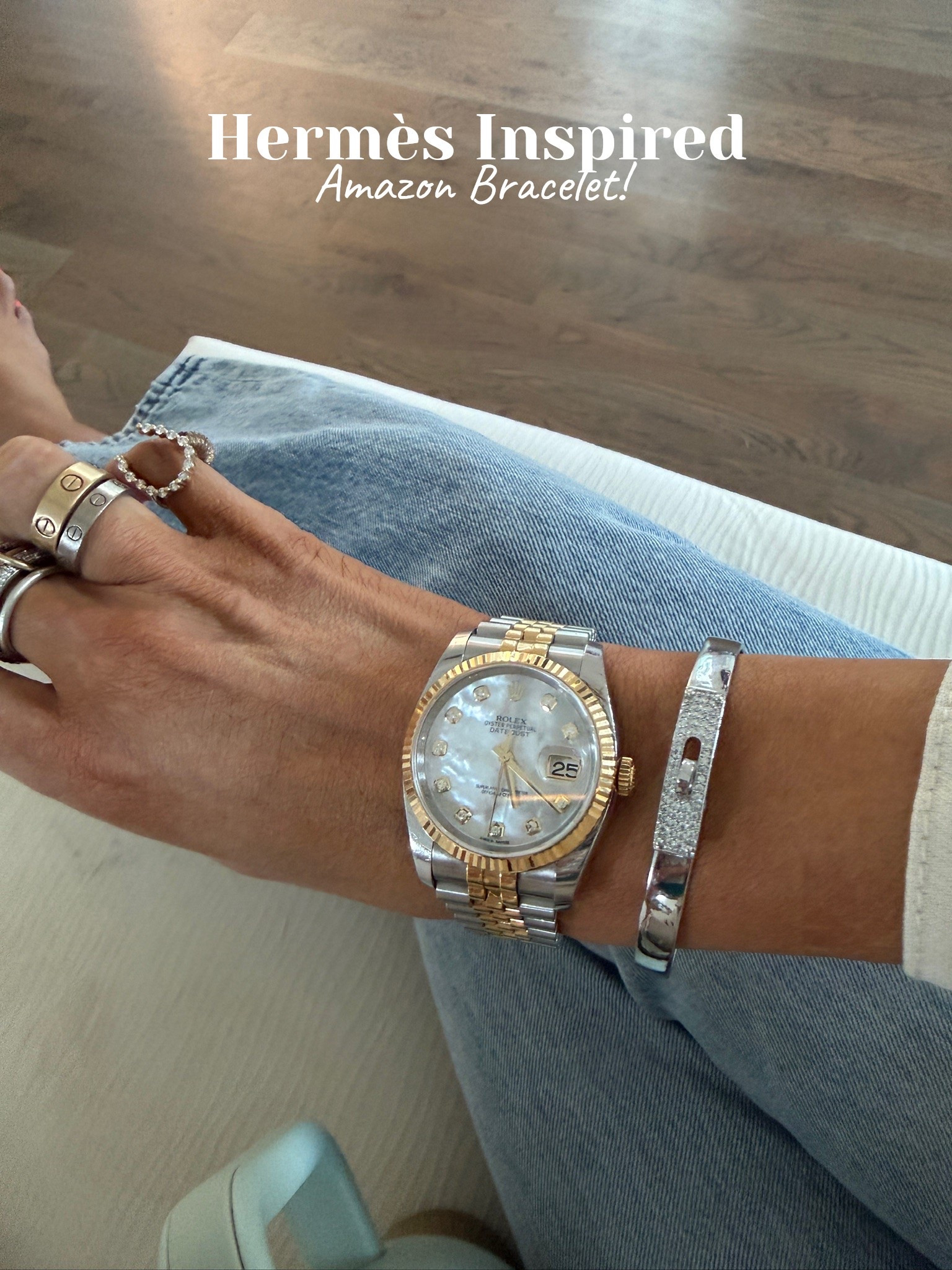 Amazon finds!! How CUTE is this bracelet! It is very much Hermès inspired!! It comes in gold as well. 

Amazon, Amazon finds, Amazon jewelry, Hermès, Emily Gemma

#LTKBeauty #LTKgrwm #LTKdayinmylife