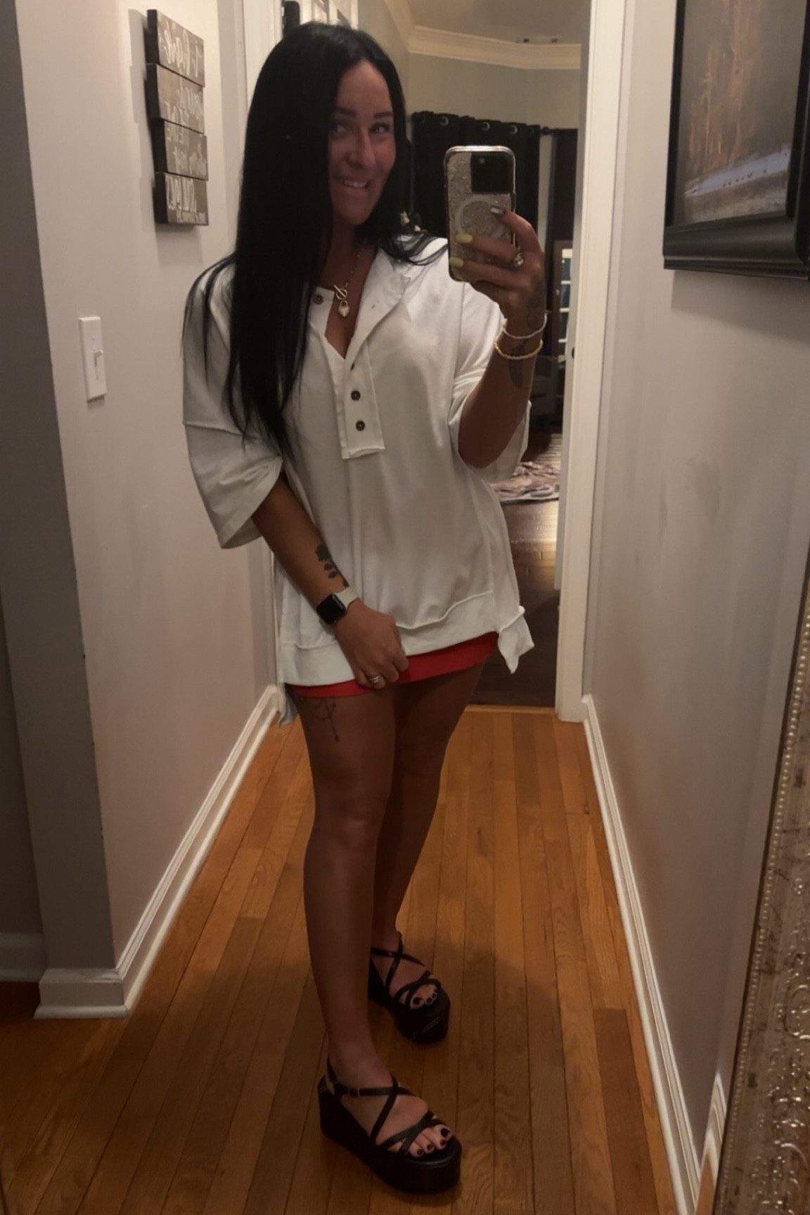 Such a fun and comfy outfit! Date night look for when you’re feeling bloated but still want to look cute 😘 

#LTKStyleTip #LTKFindsUnder50 #LTKBeauty