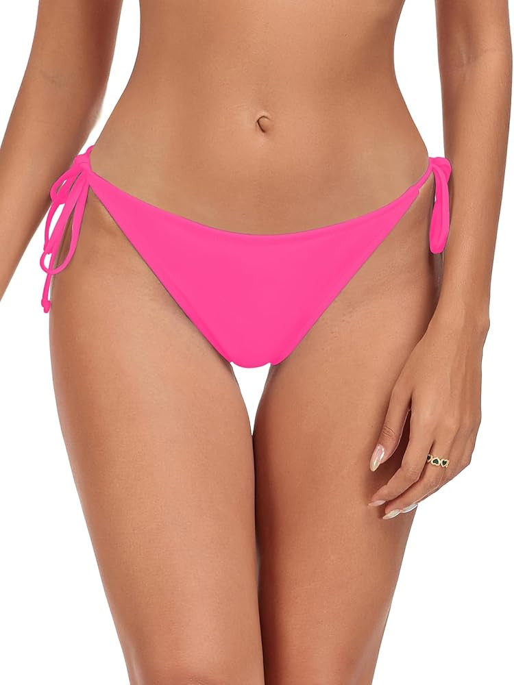 RELLECIGA Women's Side Tie Bikini Bottom | Amazon (US)