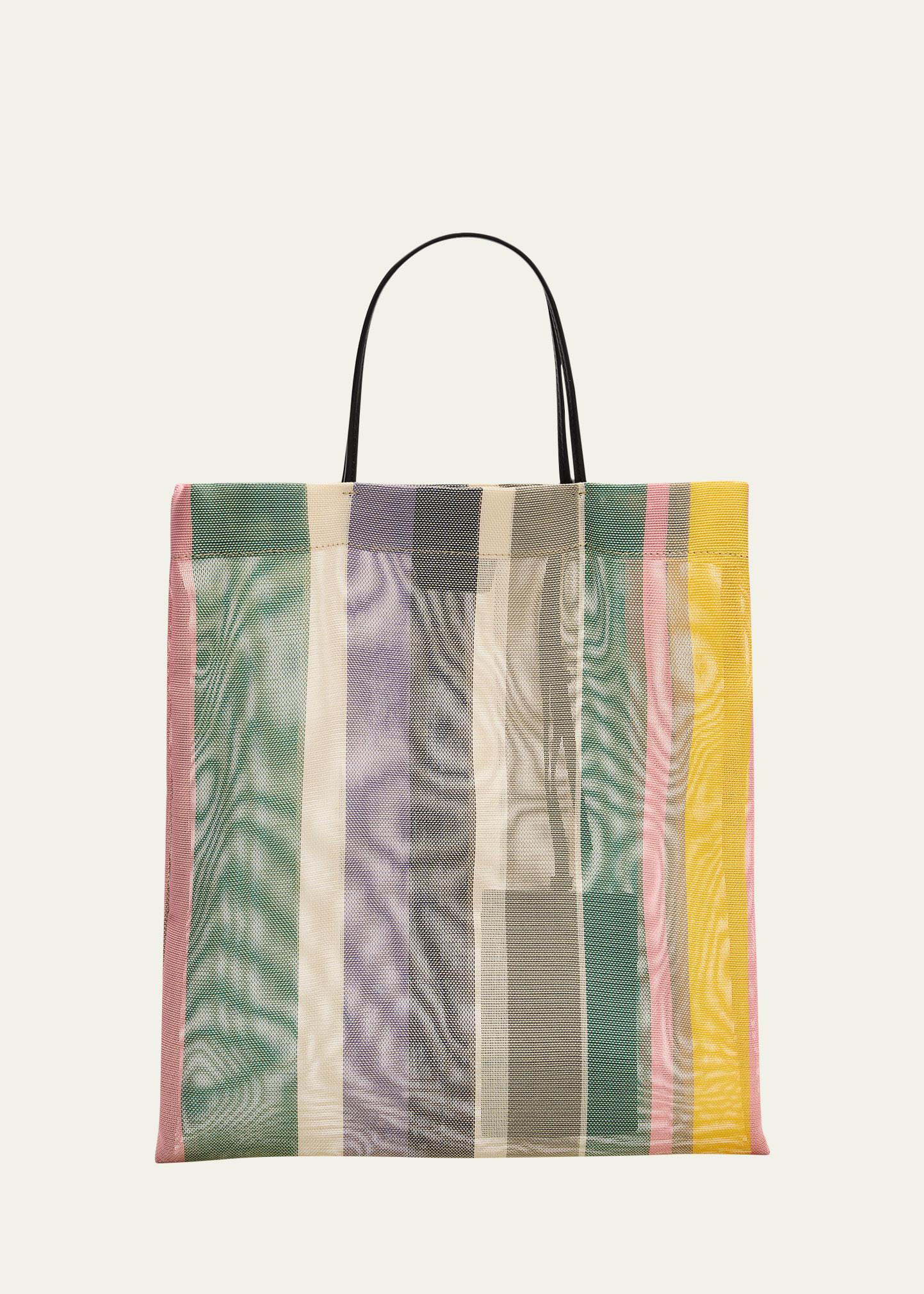 THE ROW Barn Mini Tote Bag in Striped Mesh | Bergdorf Goodman