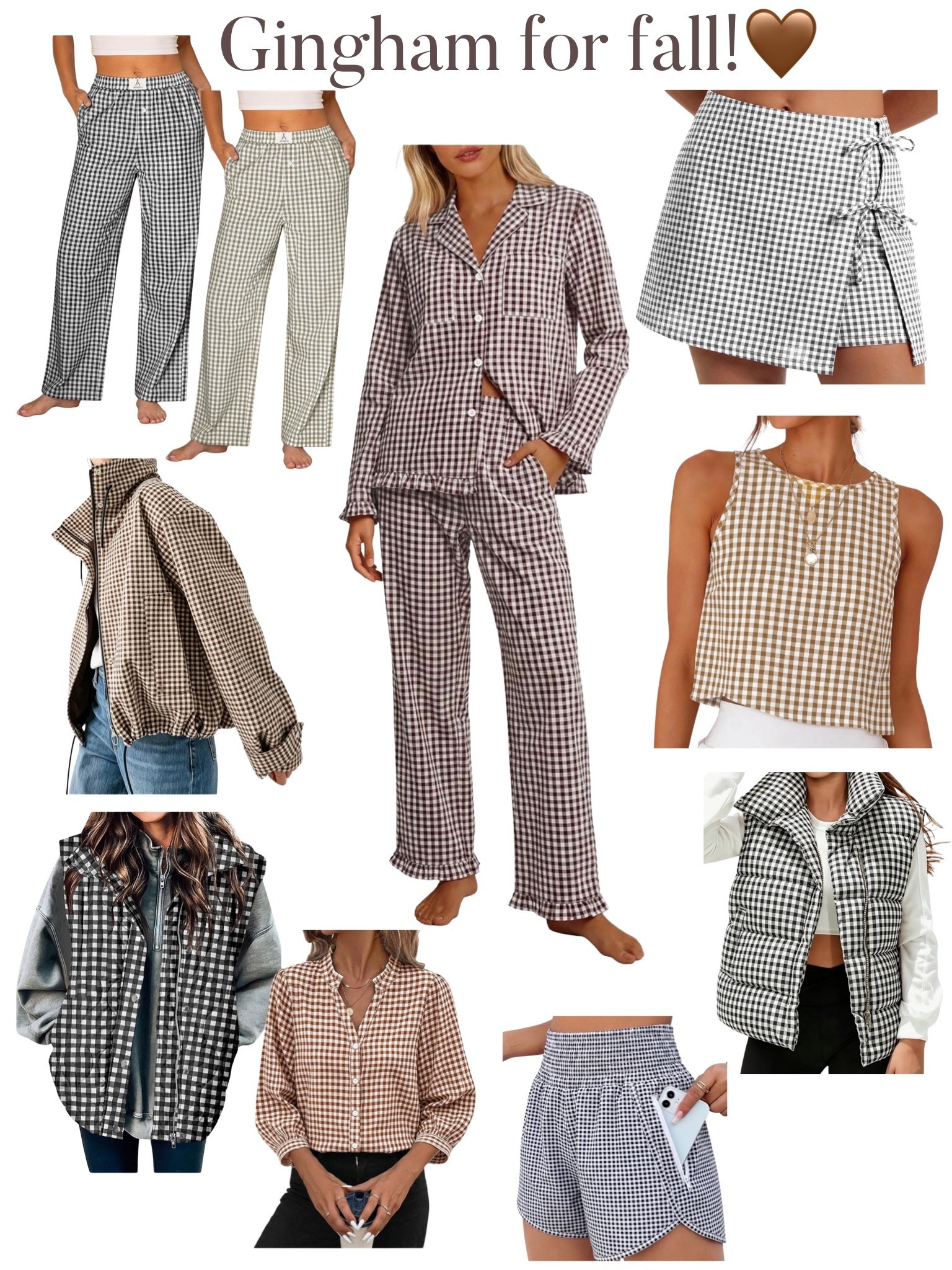 All things gingham!🤎

#LTKmomlife #LTKActive #LTKSeasonal