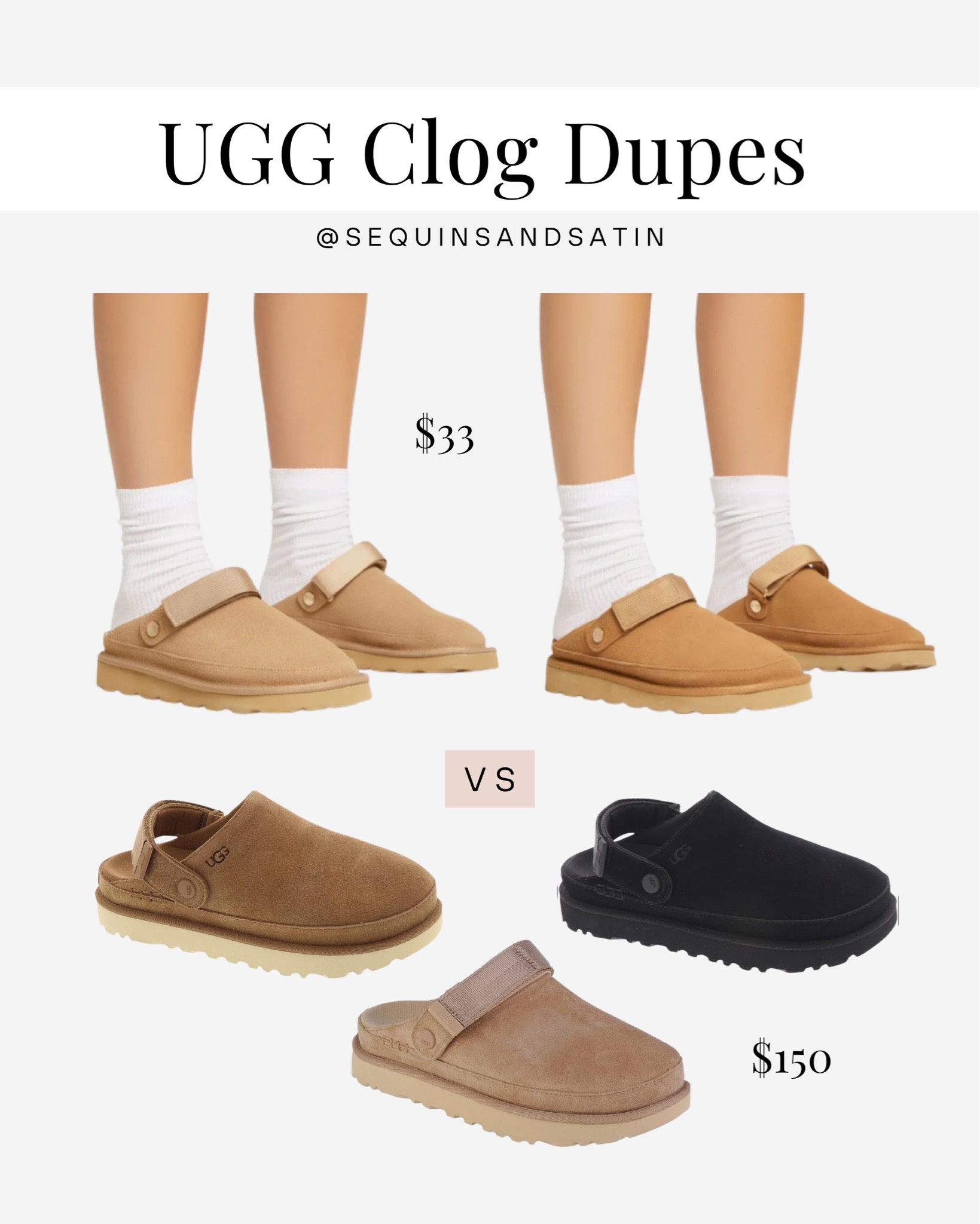 Ugg clog dupes!

Ugg clog dupes, Ugg dupes, Ugg shoe dupes

*not a knockoff, just a similar vibe for less



#LTKSeasonal #LTKshoecrush #LTKfindsunder100