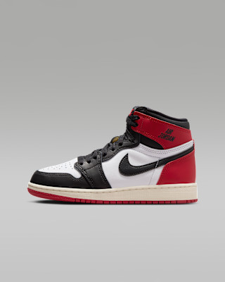 Air Jordan 1 High OG "Black Toe" Big Kids' Shoes | Nike (US)