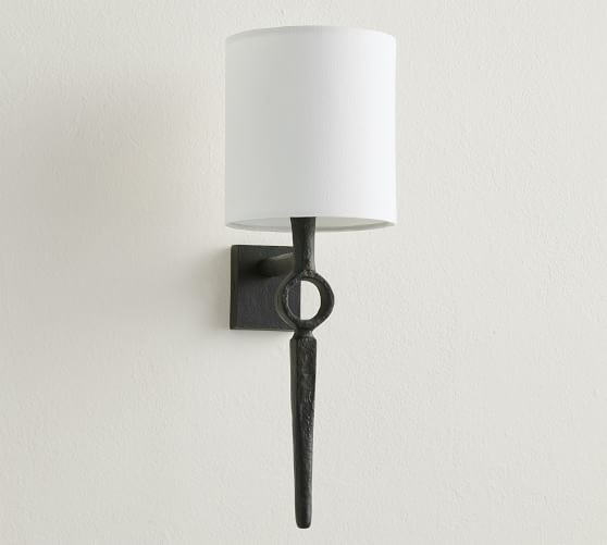 Easton Forged-Iron Sconce (18'') | Pottery Barn (US)