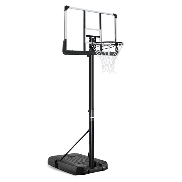 Portable Basketball Hoop & Goal Basketball System Equipment Height Adjustable 7 ft. 6 in. - 10 ft... | Walmart (US)