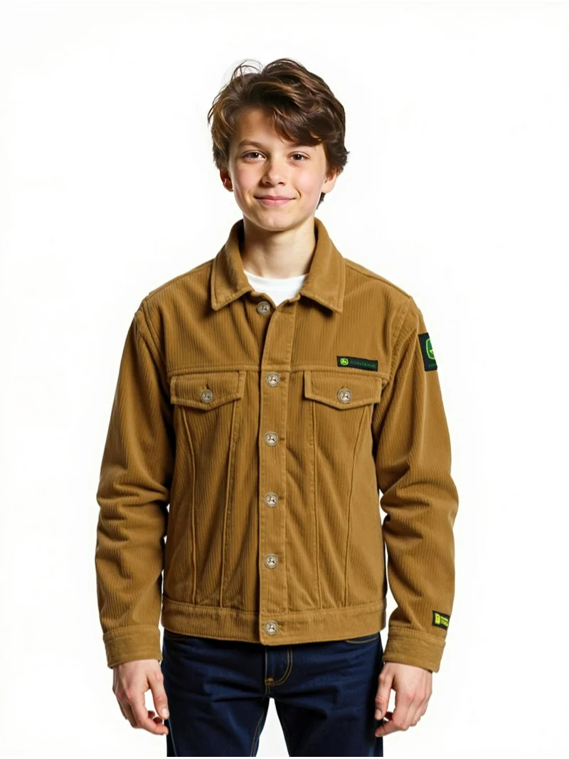 John Deere Boys Corduroy Trucker Jacket, Sizes 4-16 | Walmart (US)
