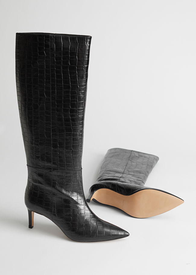 Knee High Leather Boots | & Other Stories US