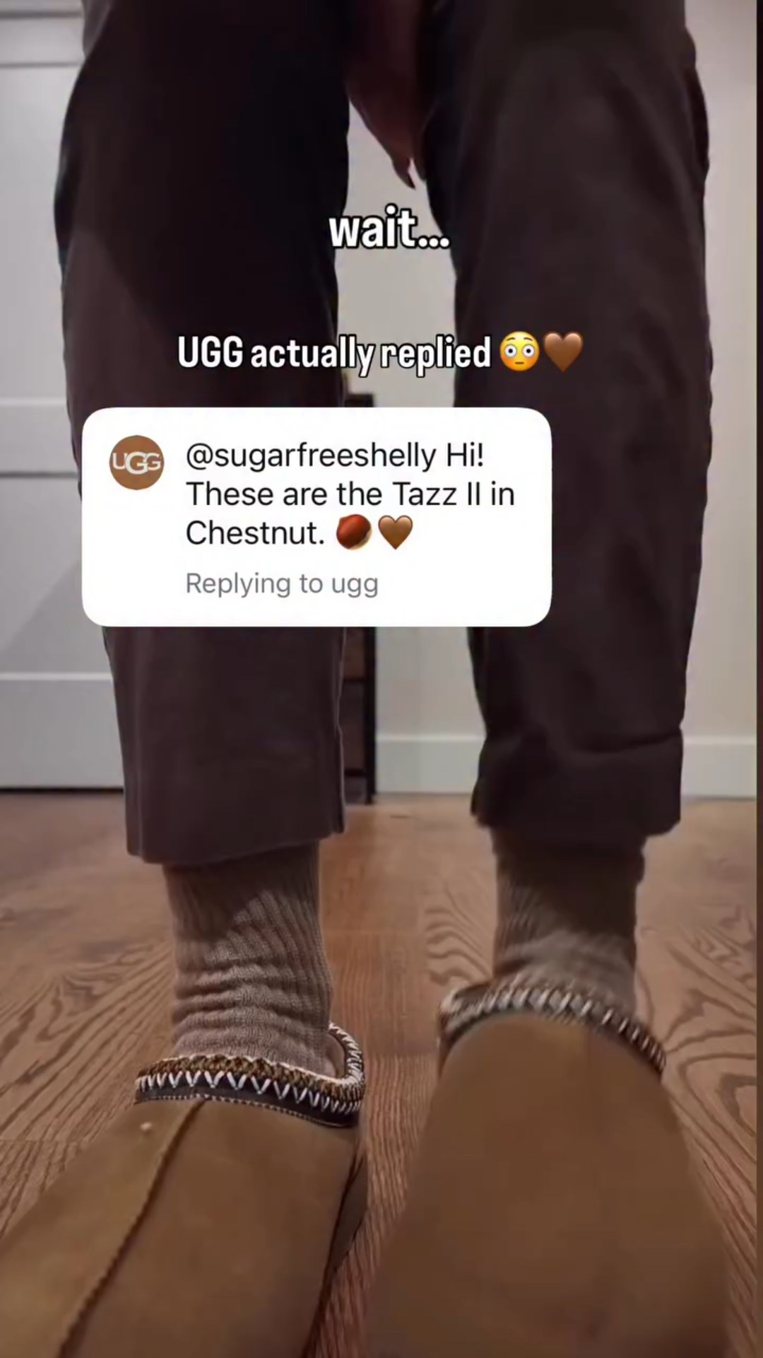 Wait… @ugg actually replied 😳☕️
They confirmed the Tazz II in Chestnut 🤎
But here’s the rest of my cozy UGG lineup 🍂
#stylewithshelly #UGGseason #fallstyle #cozyvibes

Follow @SugarFreeShelly for mid-size style, Type 1 life, and everyday fashion inspo 🤎

#stylewithshelly #sugarfreeshelly #fallstyle #falloutfitinspo #UGGseason #tazzII #cozyvibes #fallfashion #mid sizestyle #momstyle #type1diabetes #type1strong #everydaystyle