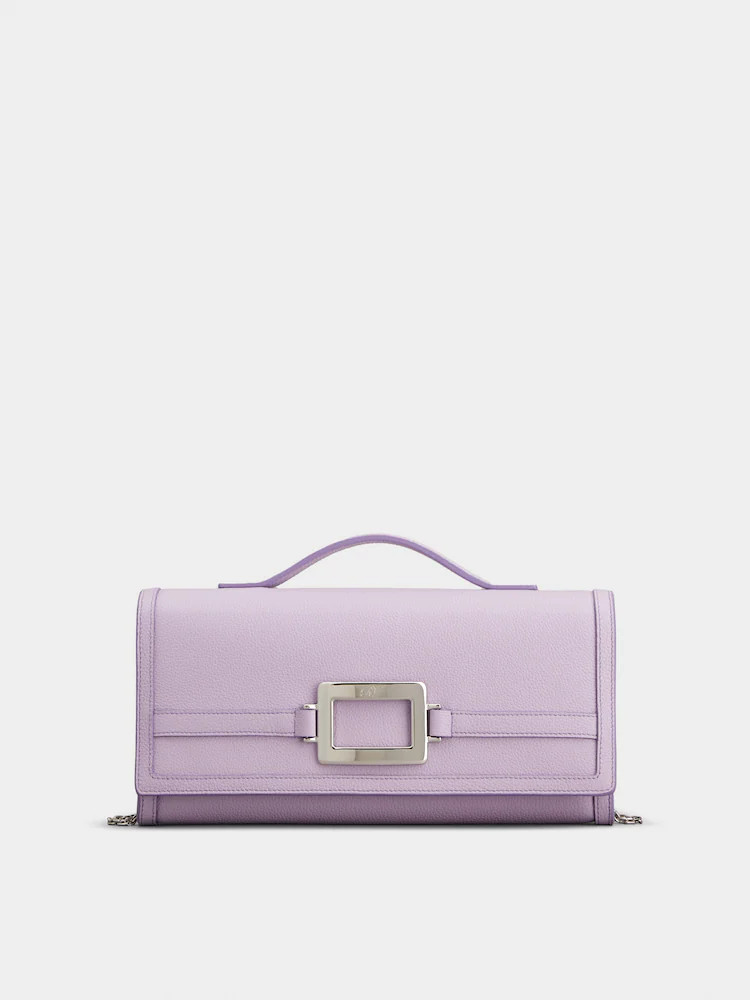 Belle Vivier Clutch in leather | Roger Viver US