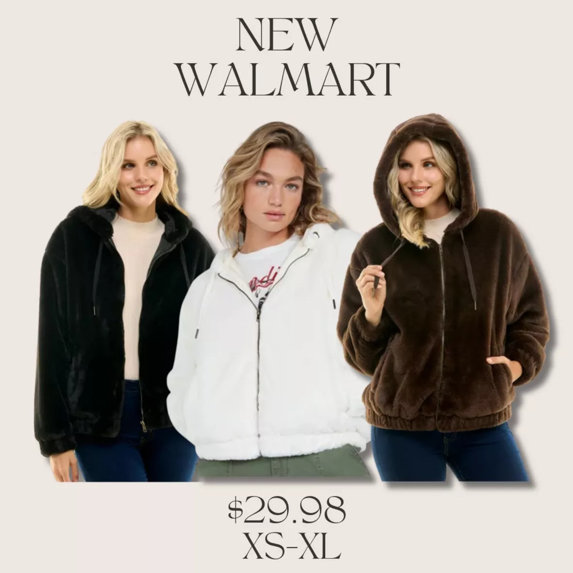 Walmart Look For Less - Faux Sherpa Jacket - Walmart Finds