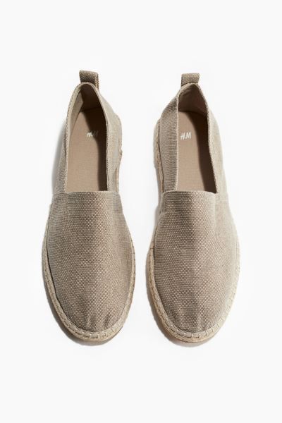 Espadrilles - No heel - Dark gray - Men | H&M US | H&M (US + CA)