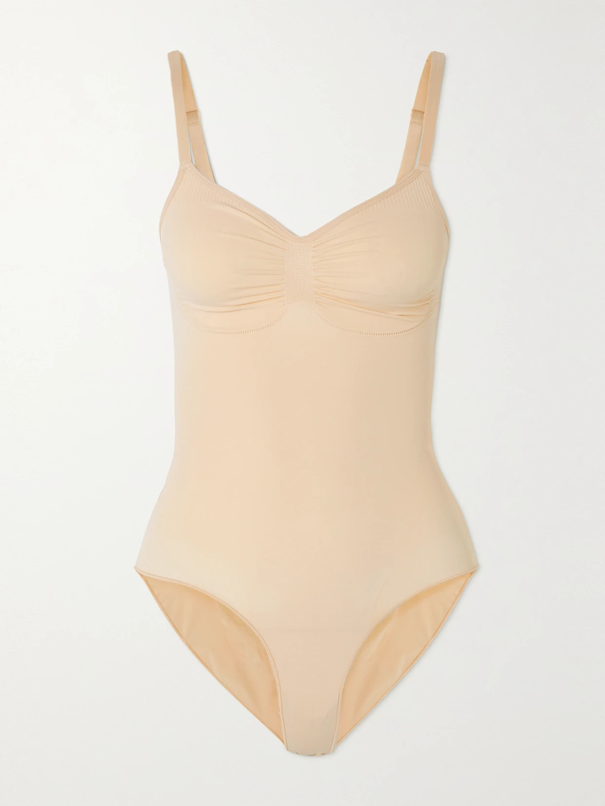 SKIMS - Seamless Sculpt Brief Bodysuit - Sand | NET-A-PORTER (UK & EU)