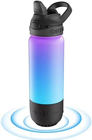 ICEWATER 3-in-1 Smart Water Bottle, Glows to Remind You to Keep Hydrated, Play Music & Dancing Light | Amazon (US)