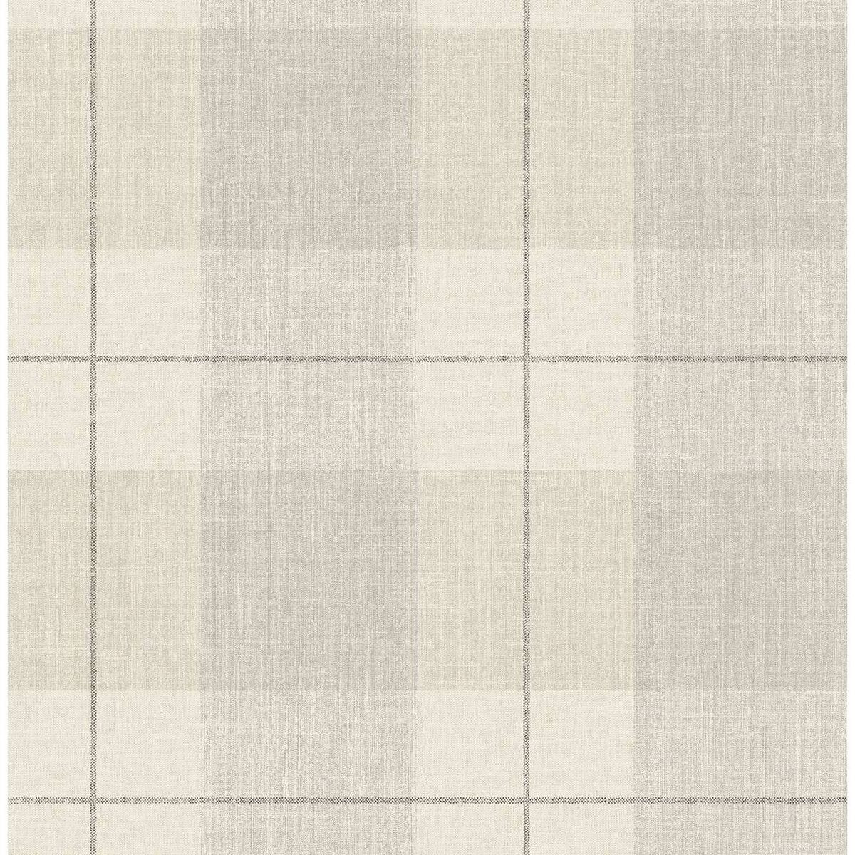 NextWall Neutral Lenox Hill Plaid Peel and Stick Wallpaper | Target