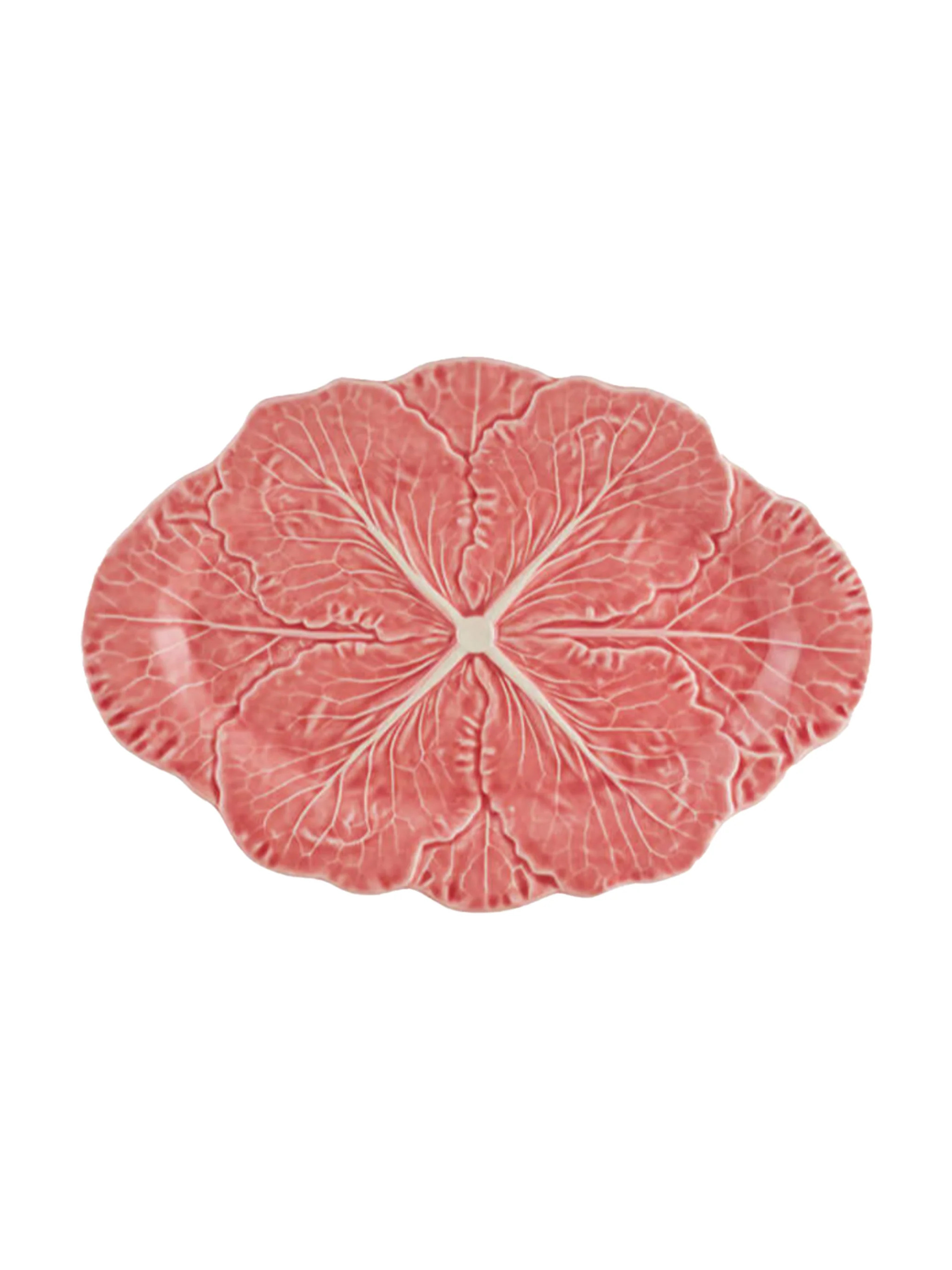 Bordallo Pinheiro Pink Cabbage 14" Oval Platter | Weston Table
