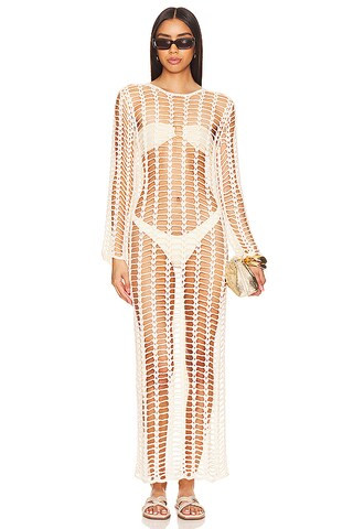 Gaia Mini Dress in Black | Revolve Clothing (Global)