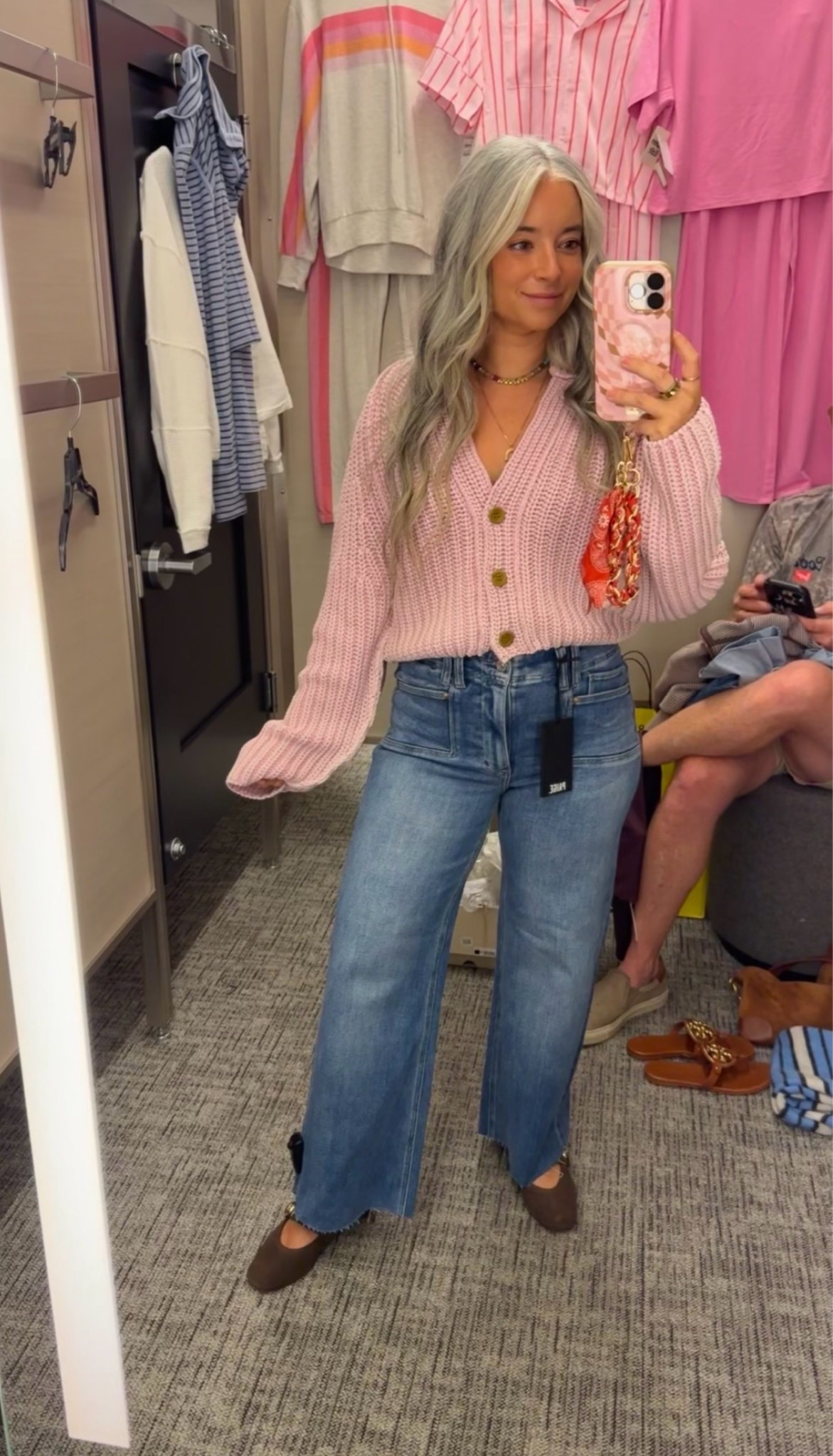 Nordstrom anniversary sale! Free people cropped cardigan wearing a size small. Paige jeans, great for petite! I always cute mine a little extra to be more of an ankle length! Wearing as size 26.

#LTKPetite #LTKSaleAlert #LTKootd